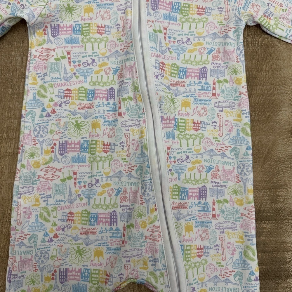 Joy Street Kids Charleston Zipper Pajamas | Size 12–18 Months - Picture 2 of 15